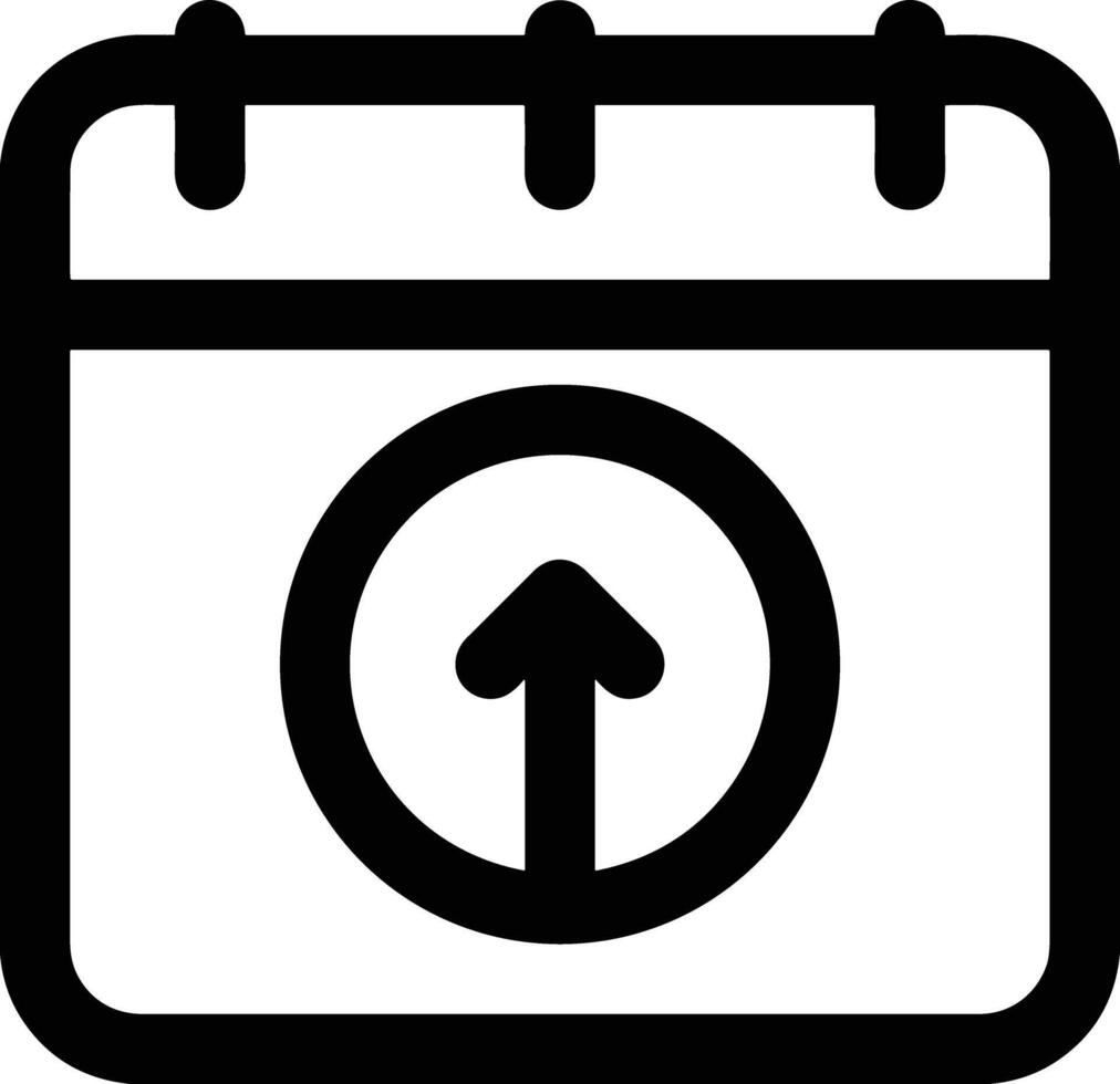 Calendar Icon symbol vector image