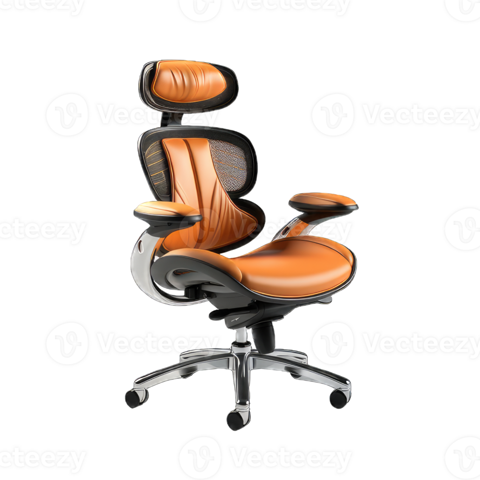 AI generated Modern Office Chair on transparent background png