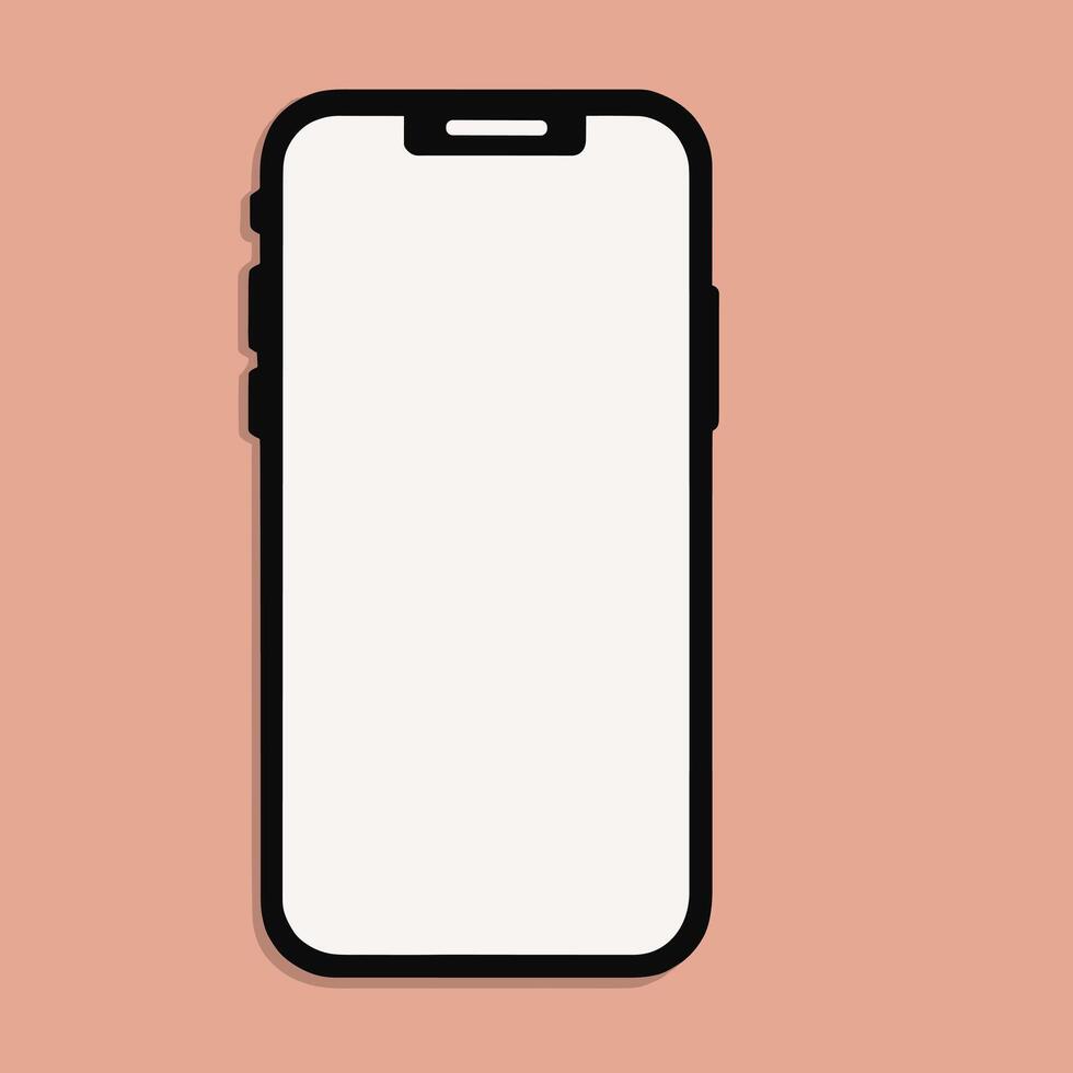 Smartphone icon logo vector illustration digital app concept