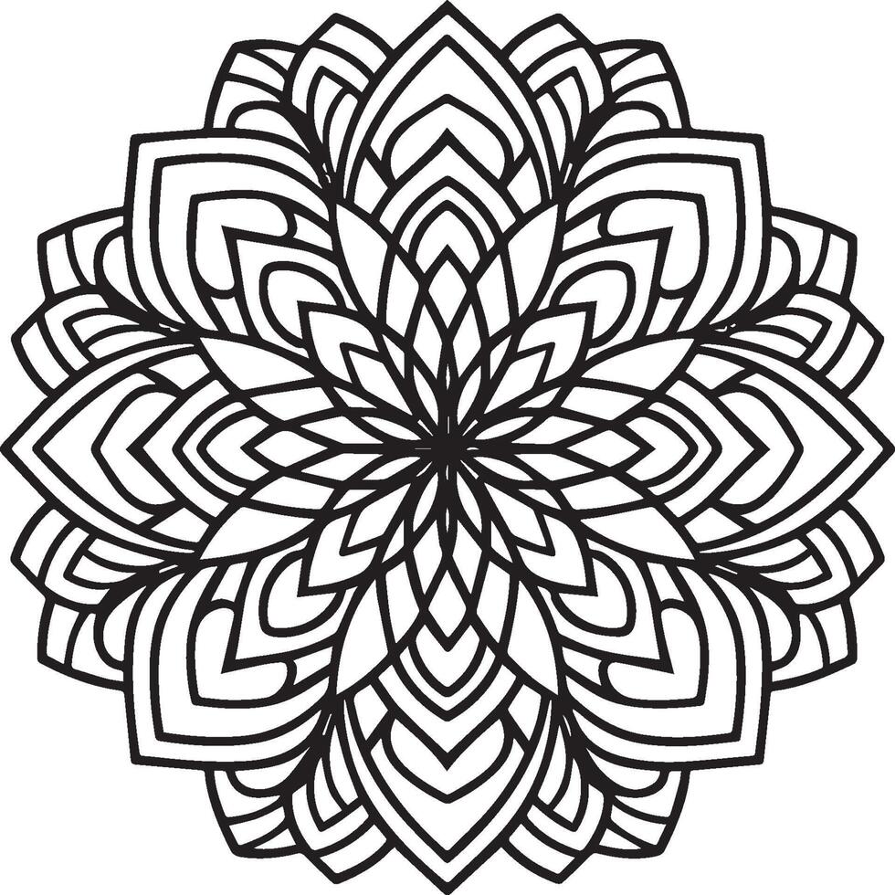 Geometric Shapes coloring pages. Geometric Shapes outline for coloring book vector