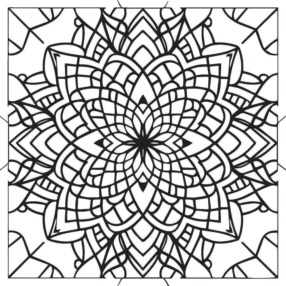 Geometric Shapes coloring pages. Geometric Shapes outline for coloring book vector