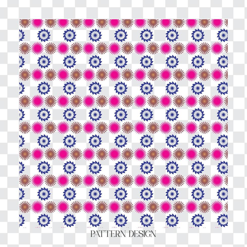 pattern with flowers vector
