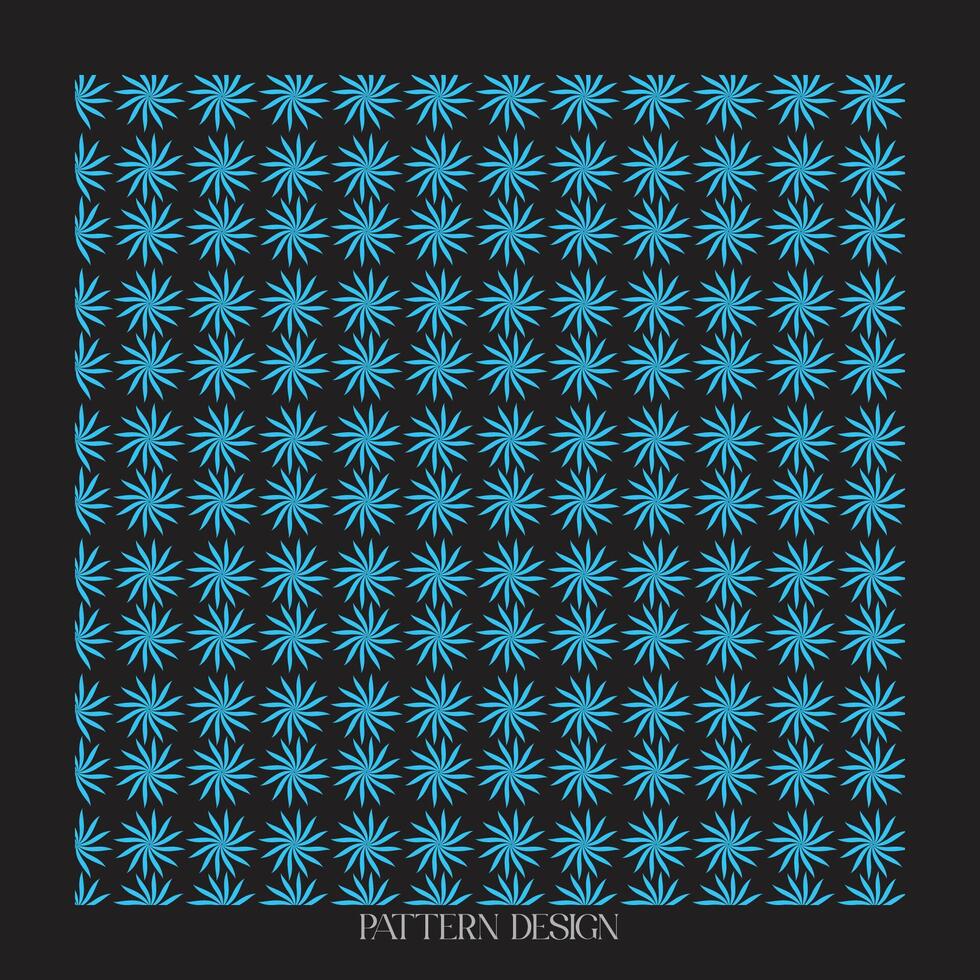 pattern with flowers vector