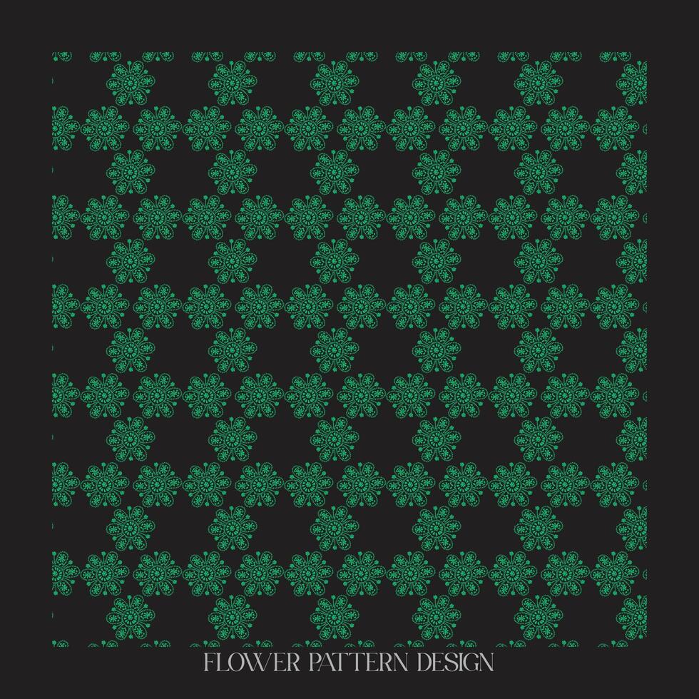 pattern with flowers vector