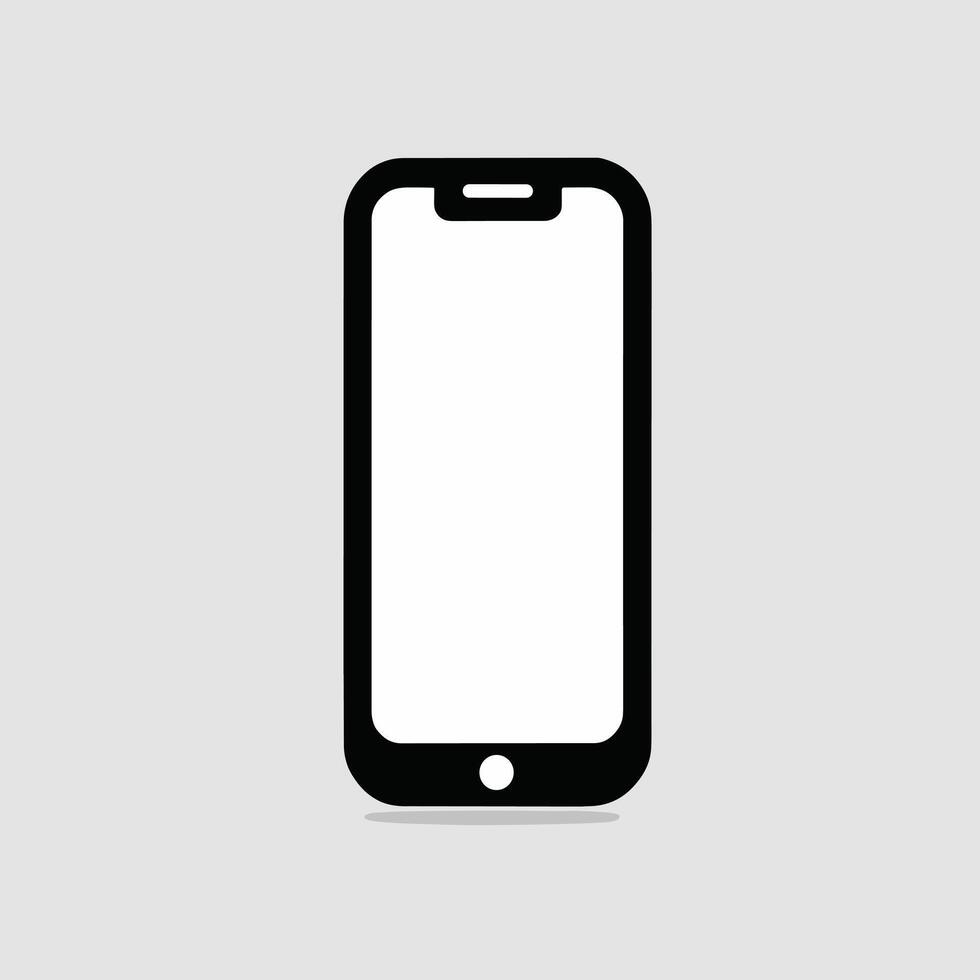 teléfono inteligente icono logo vector ilustración digital aplicación concepto