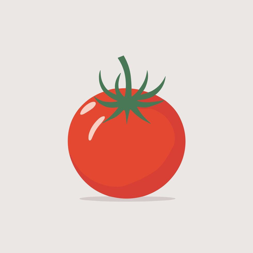 Tomato clip art vector illustration