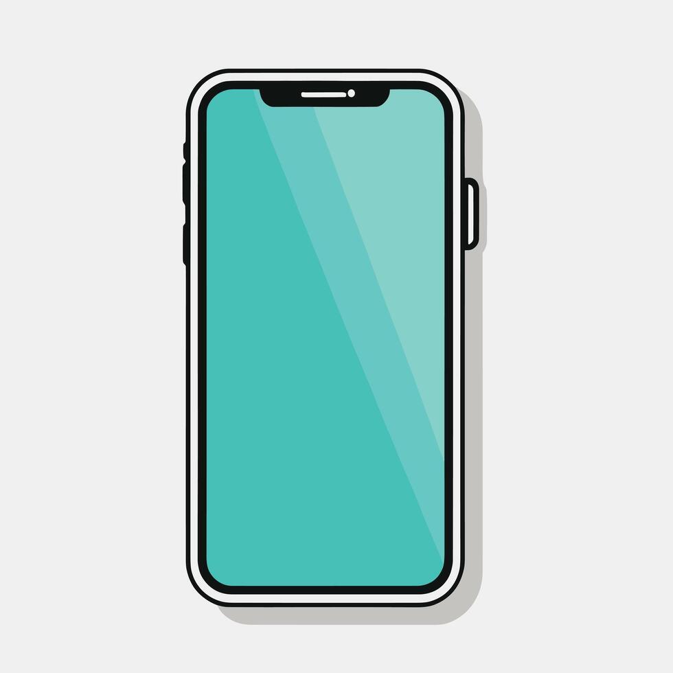 Smartphone icon logo vector illustration digital app concept