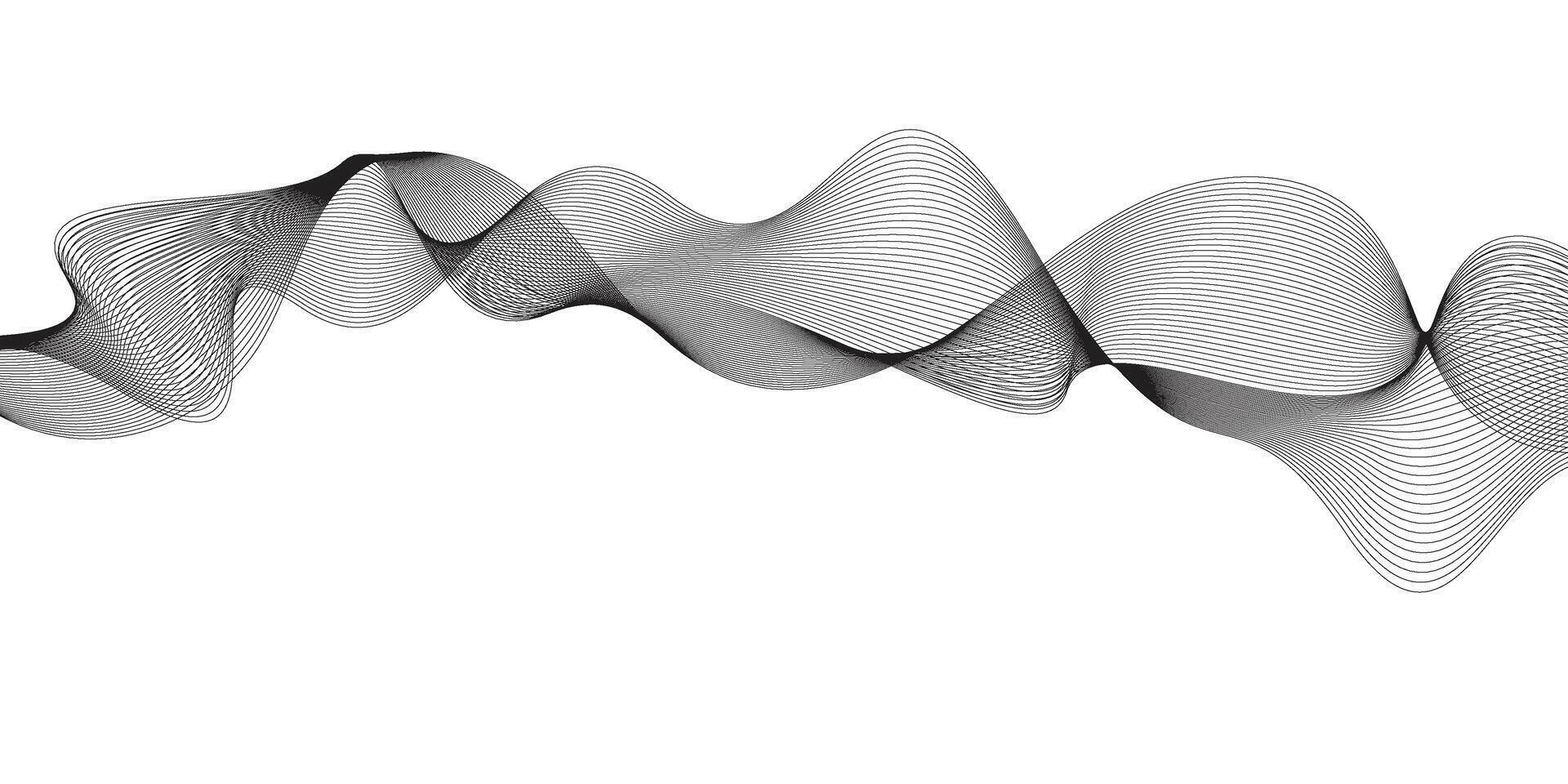Abstract background with waves. Modern background with lines. vector
