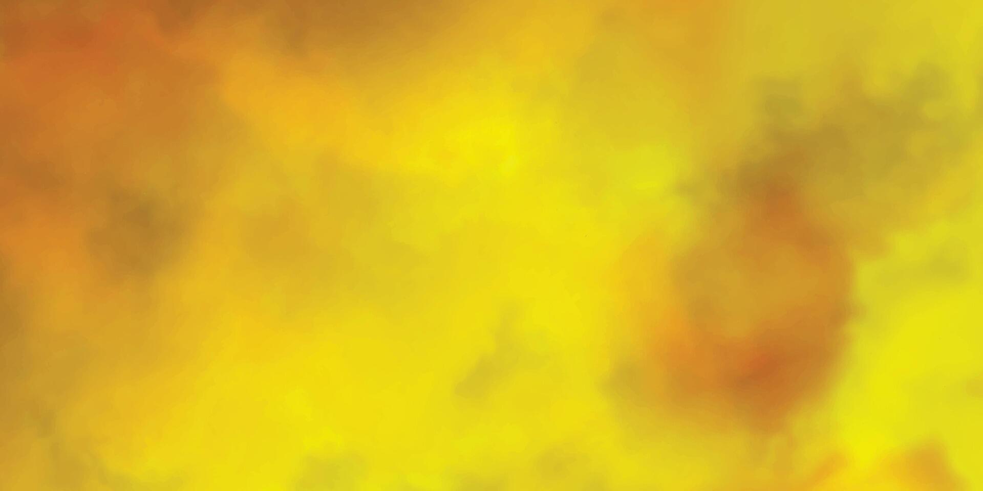 Background with yellow and red colors. Watercolor red orange painted background. Orange sun clouds background. Red and orange watercolor background. Colorful grunge texture. vector