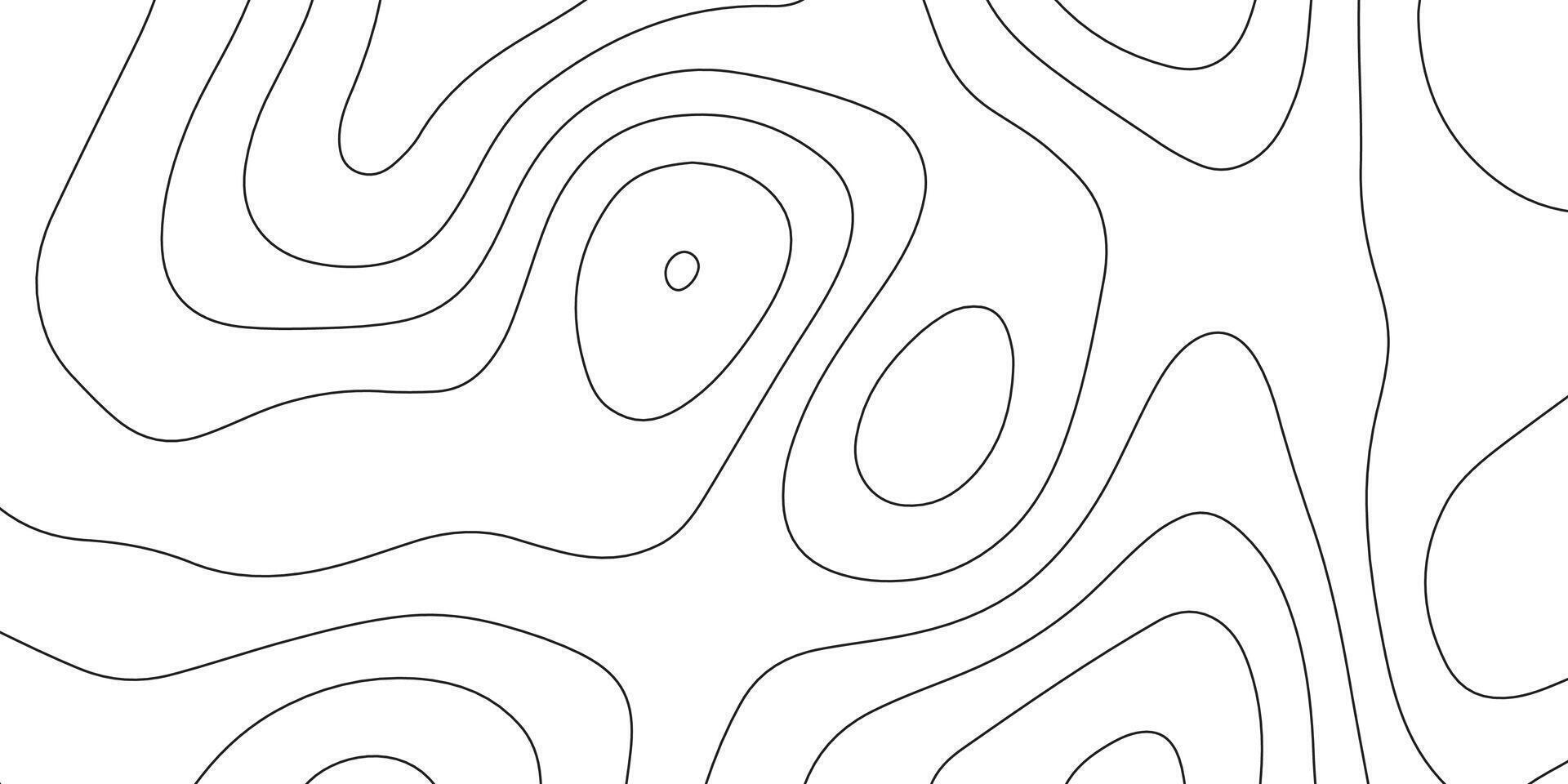 Abstract pattern with lines. Background of the topographic map. Elevation contouring outline cartography texture. Geographic abstract grid. Futuristic wireframe landscape background. vector