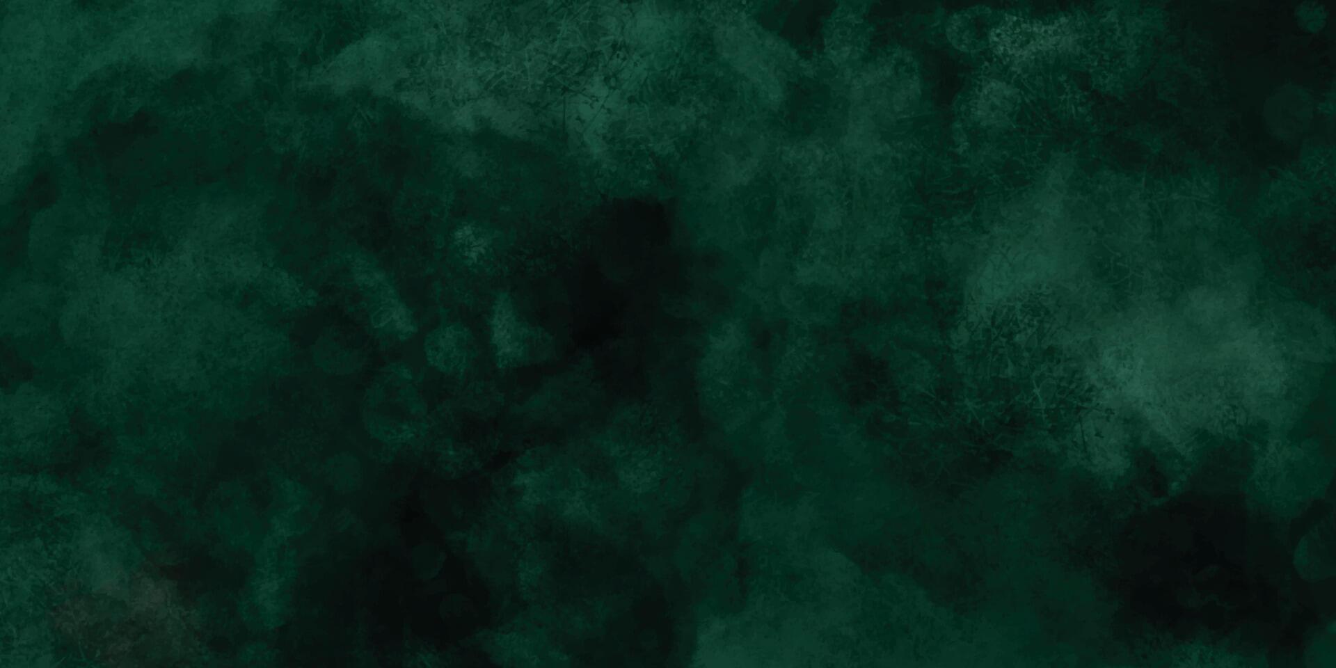 resumen acuarela antecedentes textura. oscuro verde grunge textura. textura de pintar. vector