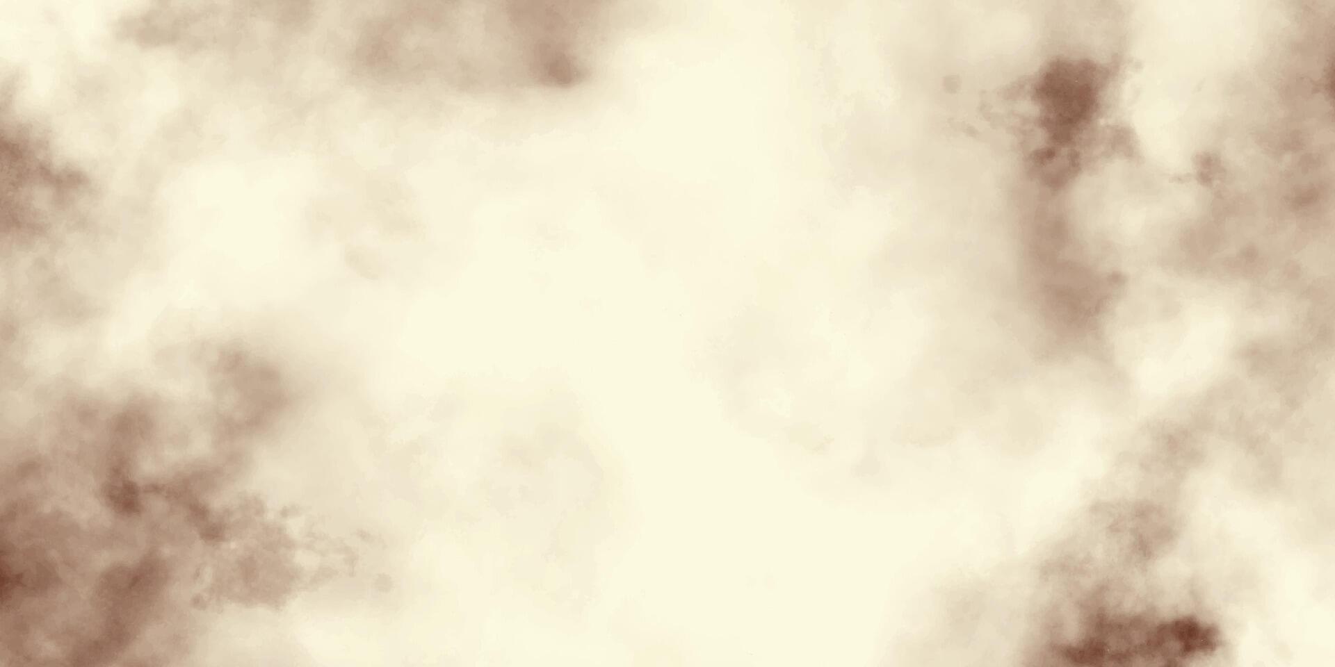 Watercolor background on paper texture. Soft cream pastel watercolor texture. Off white watercolor frame background. Modern grunge texture. vector
