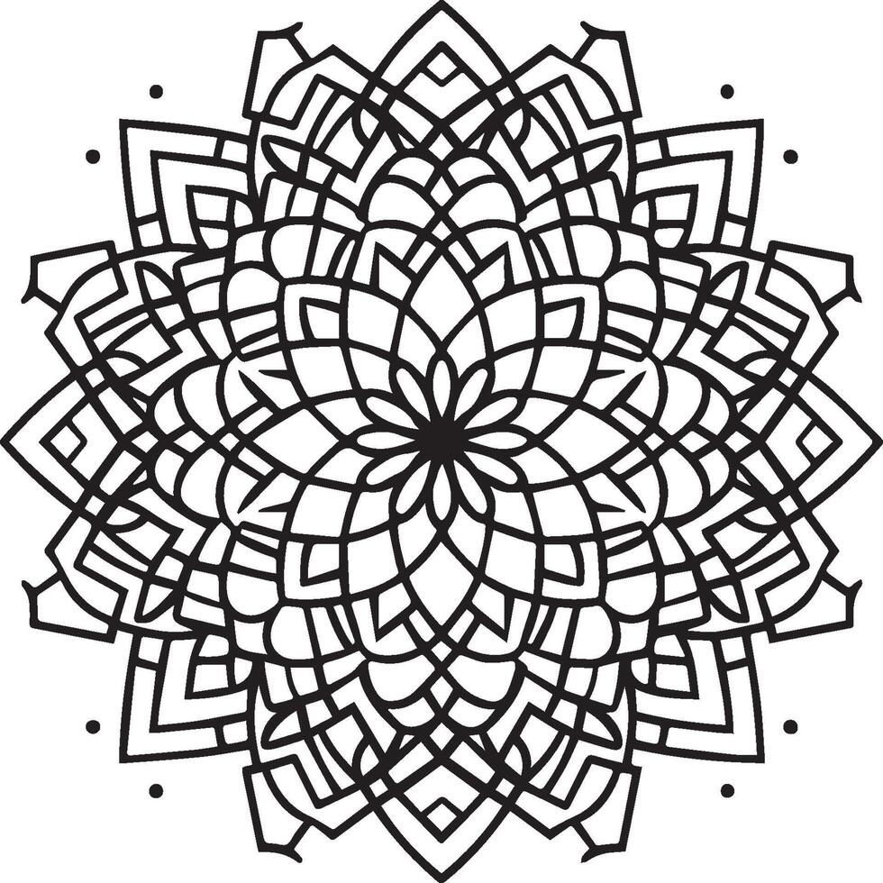 Geometric Shapes coloring pages. Geometric Shapes outline for coloring book vector