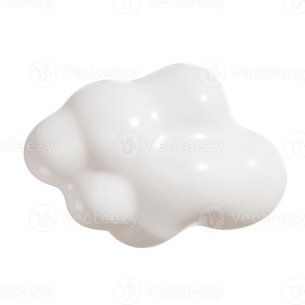 PNG Cloud 3D Rendering