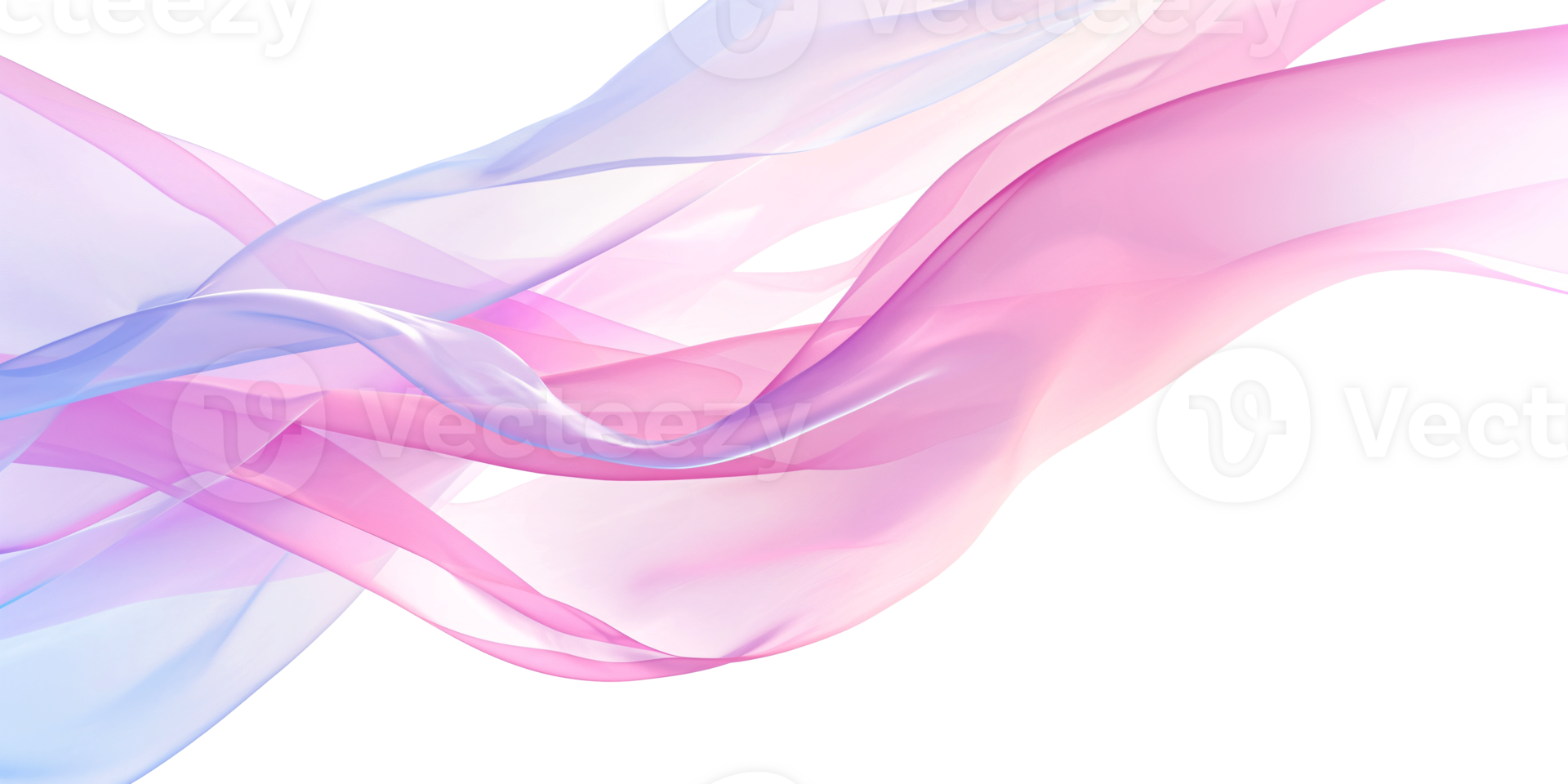 AI Generated A pink and blue abstract background featuring flowing fabric. png