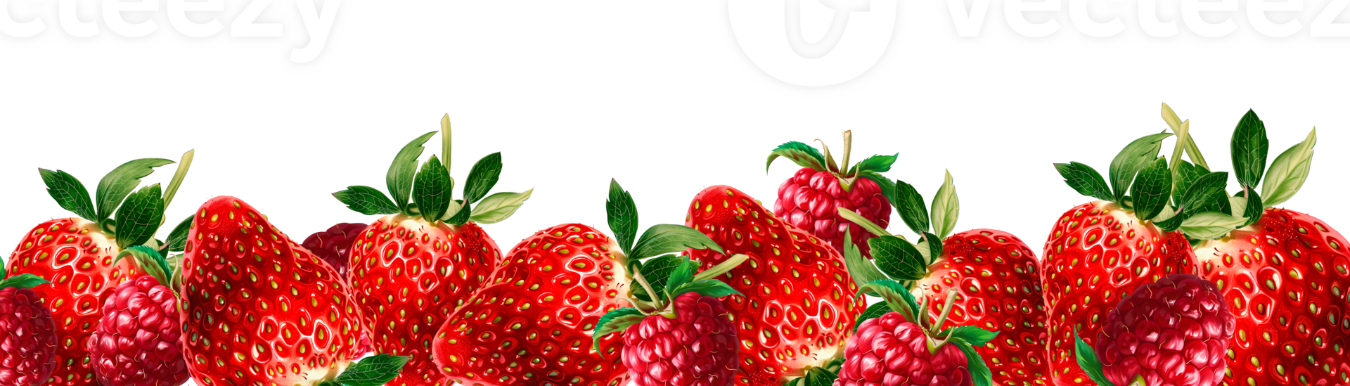 AI generated A variety of fruits and berries, a frame for an assortment of sweet fruits. Multivitamin complex banner,  background. The design of the layout for smoothies. png