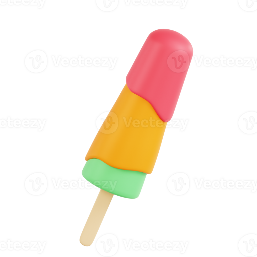 la glace crème 3d illustration png