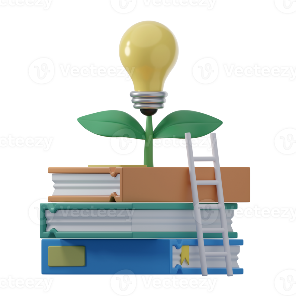 Knowledge Ladder 3D Icon png