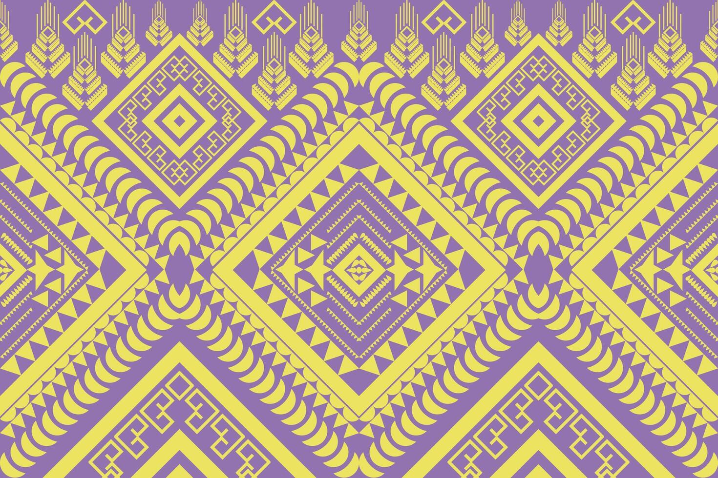 seamless pattern with shapes Geometric ethnic oriental ikat pattern traditional Design for background,carpet,wallpaper,clothing,wrapping,Batik,fabric,Vector illustration.embroidery style. vector