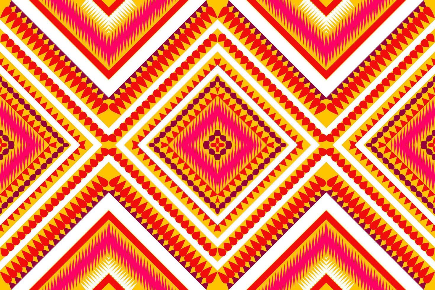 sin costura tela patrón, resumen geométrico triángulo ola zigzag ikat tribal. índigo blanco para impresión textiles, alfombras, telas vector