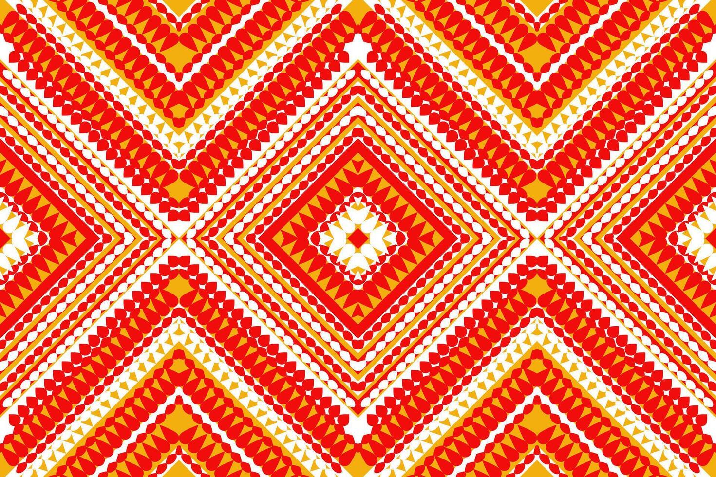 sin costura tela patrón, resumen geométrico triángulo ola zigzag ikat tribal. índigo blanco para impresión textiles, alfombras, telas vector