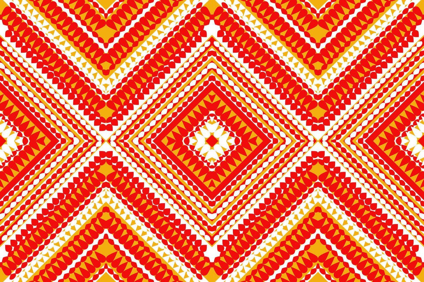 sin costura tela patrón, resumen geométrico triángulo ola zigzag ikat tribal. índigo blanco para impresión textiles, alfombras, telas vector