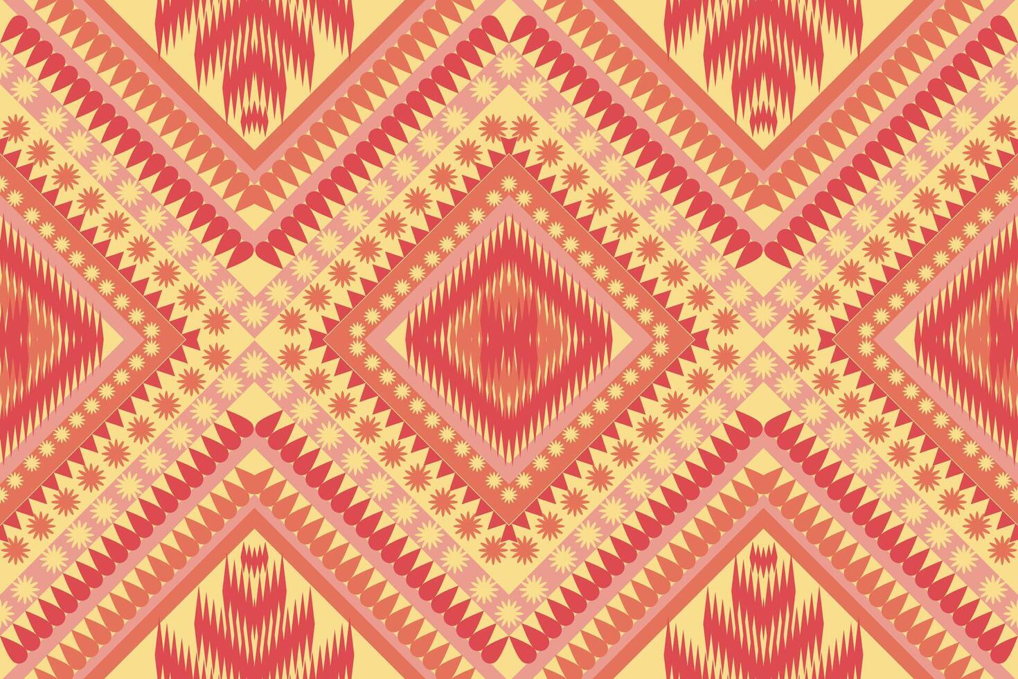 Seamless fabric pattern, abstract geometric triangle wave zigzag ikat tribal. Indigo white for print textiles, carpets, fabrics. vector