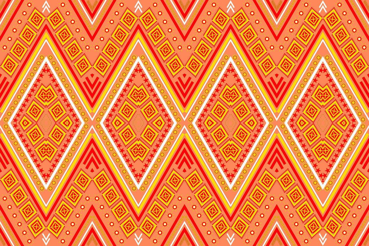 Seamless fabric pattern, abstract geometric triangle wave zigzag ikat tribal. Indigo white for print textiles, carpets, fabrics. vector