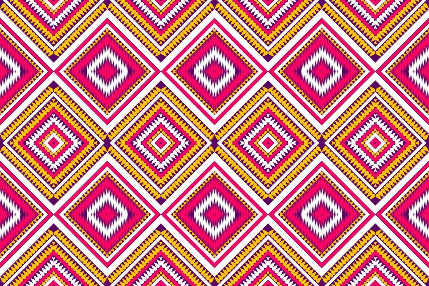 sin costura diseño patrón, tradicional geométrico flor zigzag modelo Navidad amarillo amarillo verde blanco vector ilustración diseño, resumen tela patrón, azteca estilo para impresión textiles