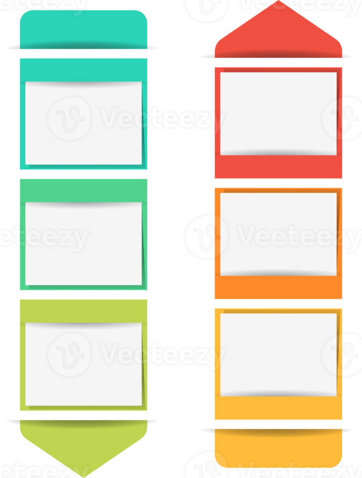 design de elementos de infográficos de linha do tempo png