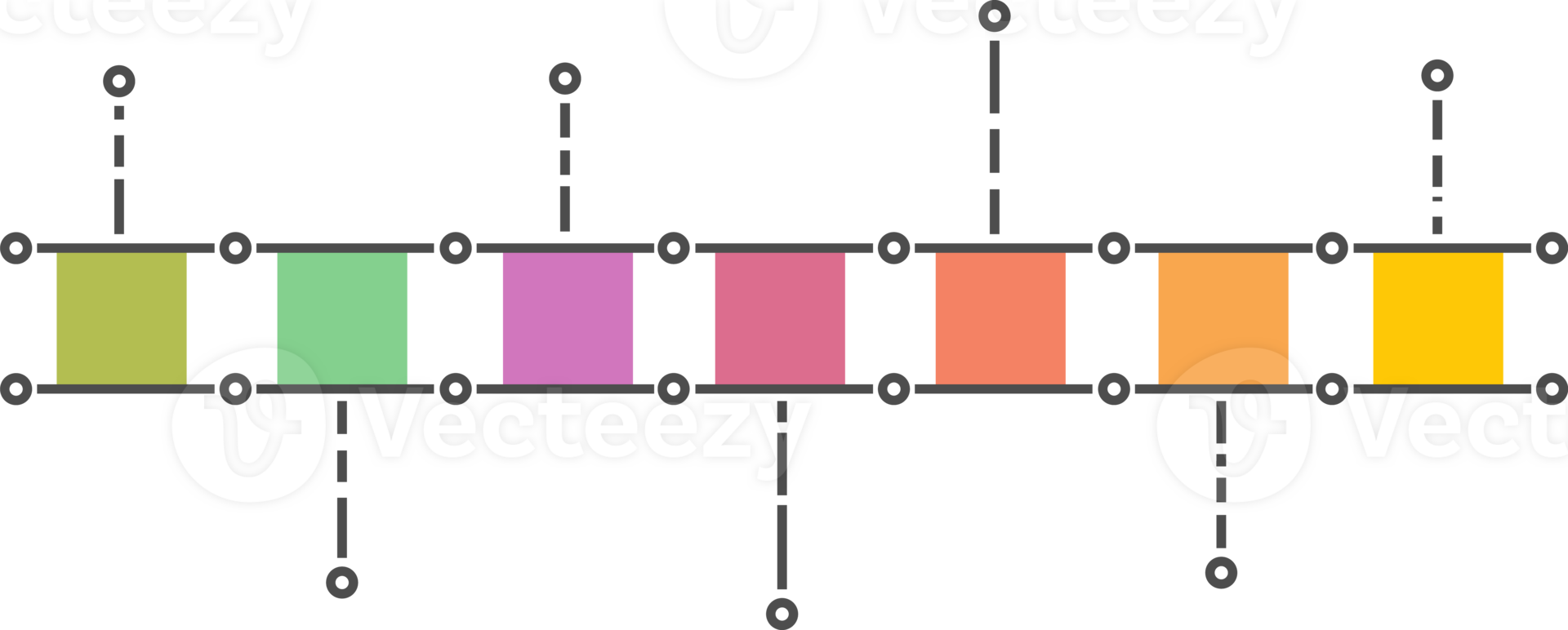 Timeline Infographics element design png