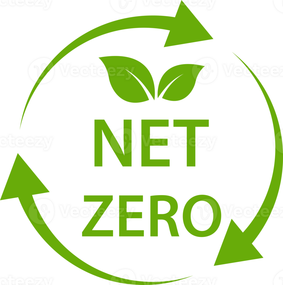 net zero carbon footprint icon emissions free no atmosphere pollution CO2 neutral stamp for graphic design, logo, website, social media, mobile app, UI png