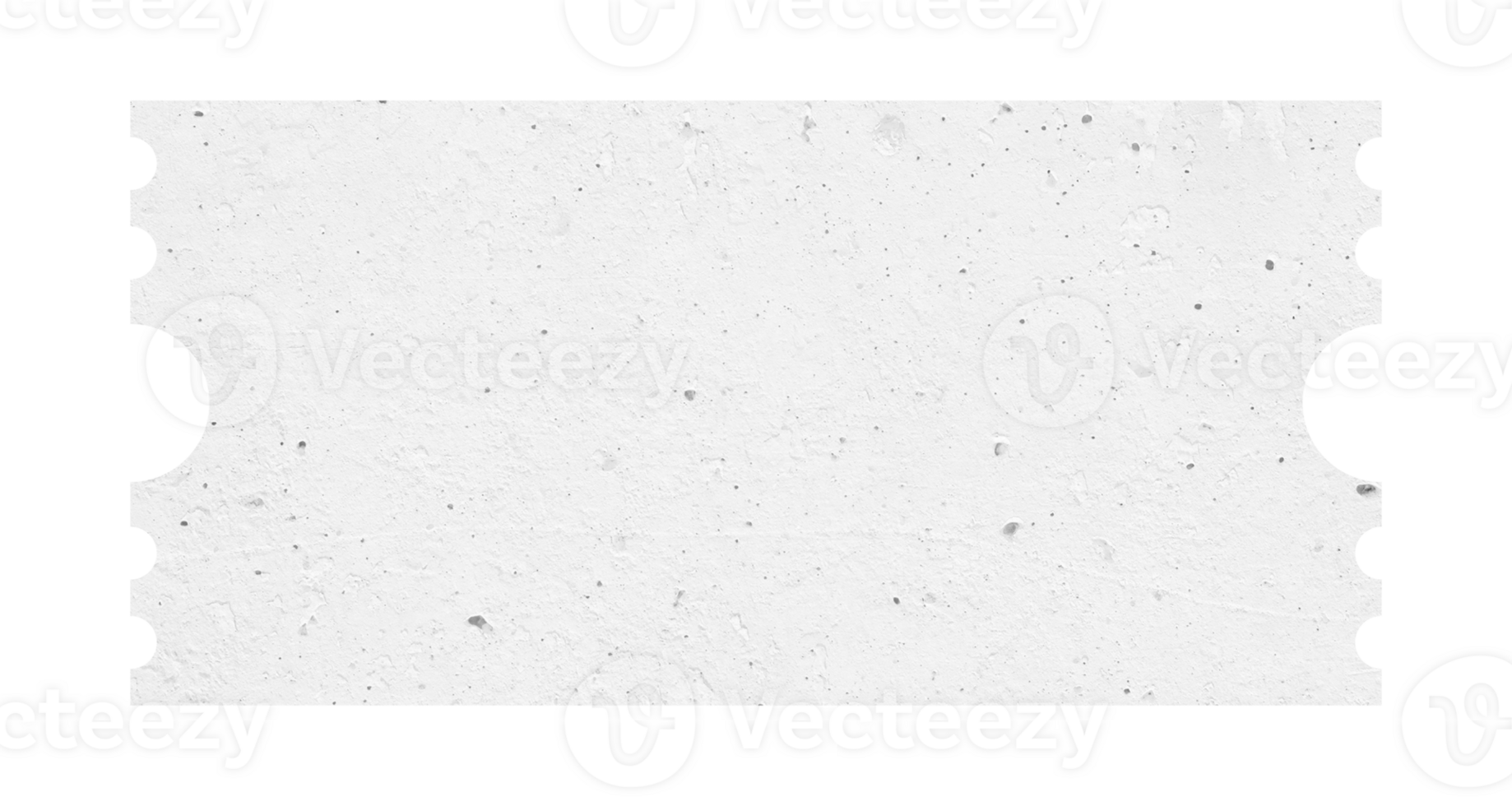 White ticket isolated with paper texture for mockups png