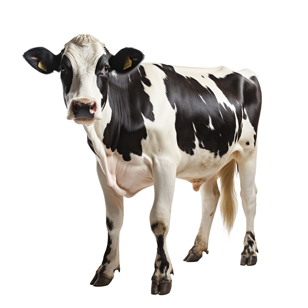 AI generated Cow png isolated on transparent background