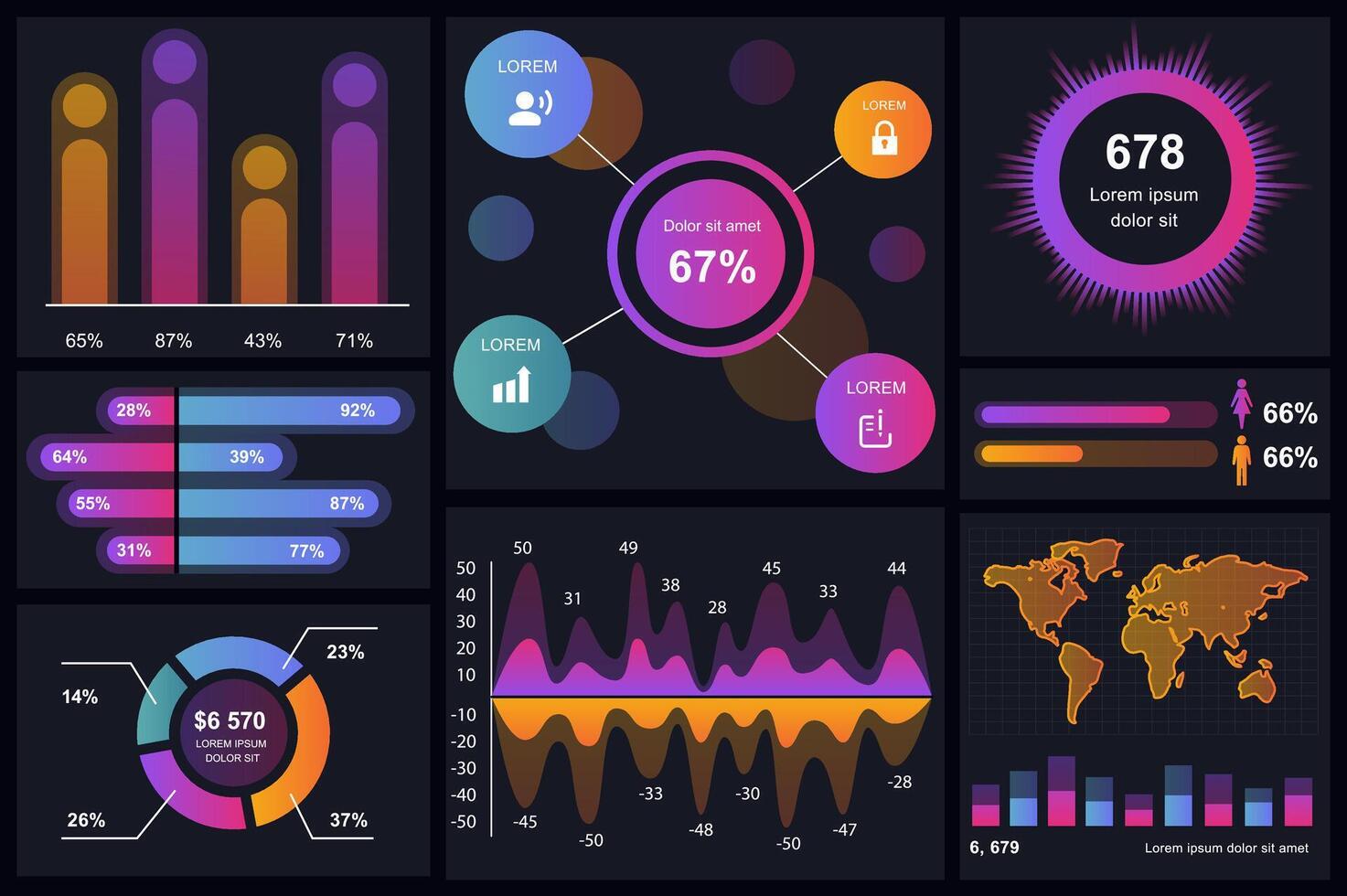 conjunto de infografía elementos datos visualización vector diseño modelo. lata ser usado para pasos, opciones, negocio proceso, flujo de trabajo, diagrama, diagrama de flujo concepto, línea de tiempo, márketing iconos, informacion gráficos.