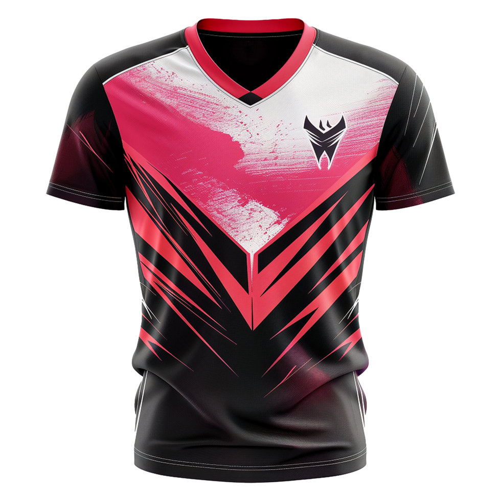 AI generated Esports jersey isolated on transparent background png