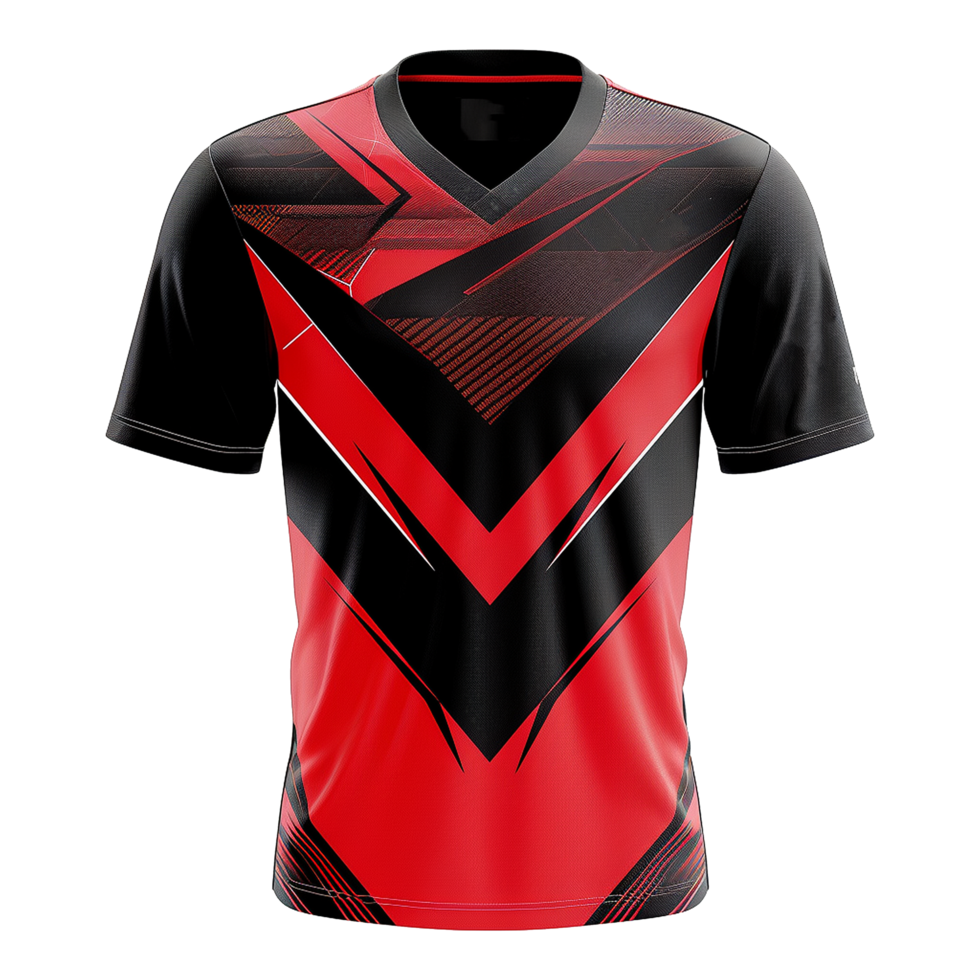 AI generated Esports jersey isolated on transparent background png