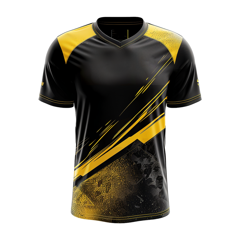AI generated Esports jersey isolated on transparent background png