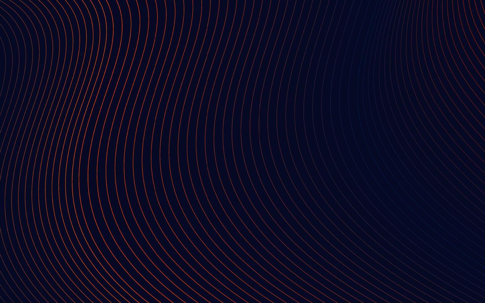 Abstract technology with dynamic wavy lines vector
