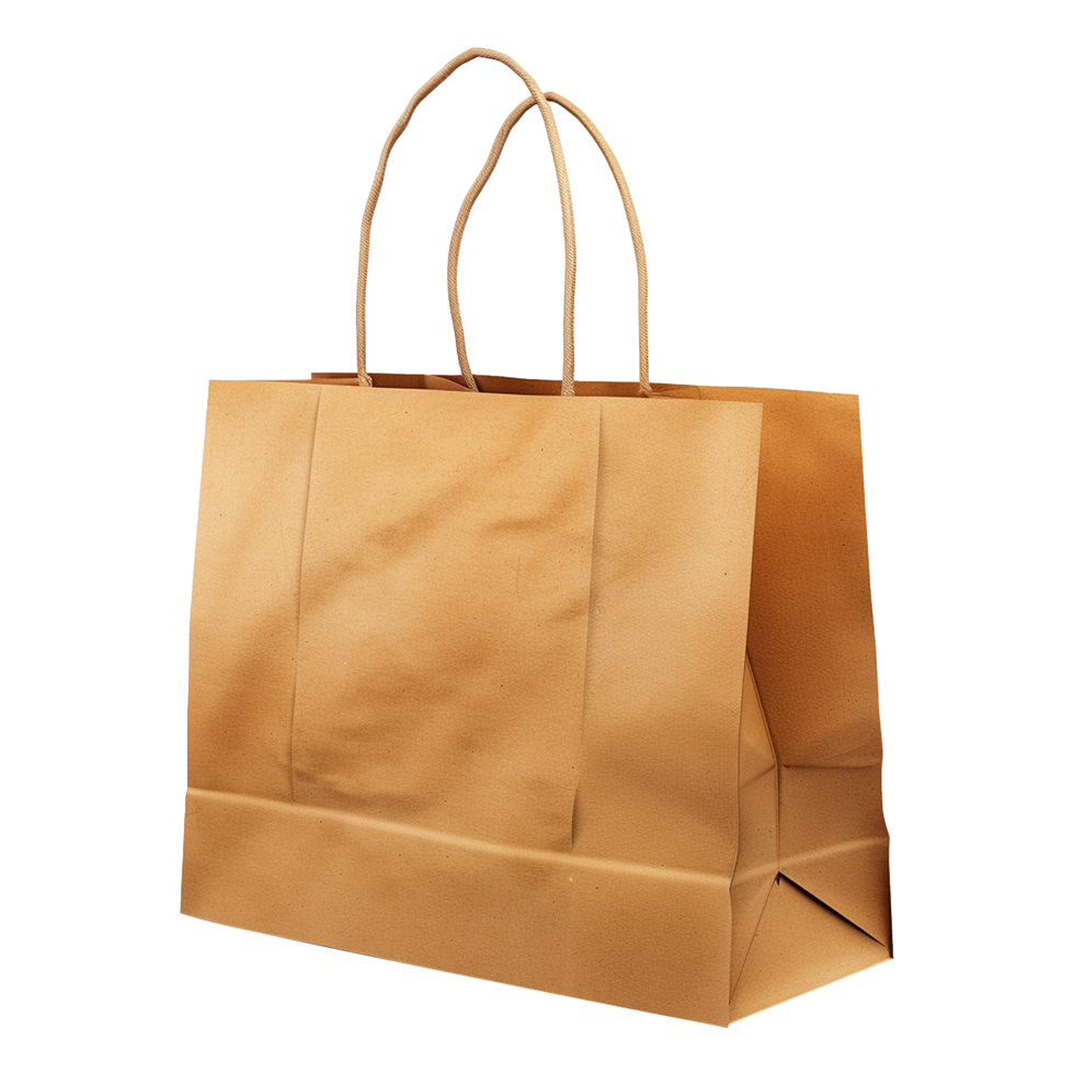 AI generated Shopping bag isolated on transparent background png