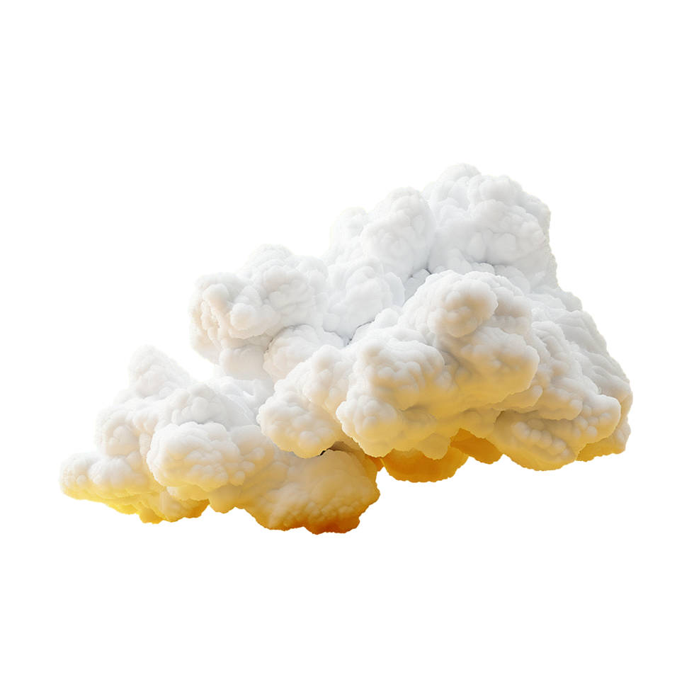 ai generiert Wolke png isoliert auf transparent Hintergrund