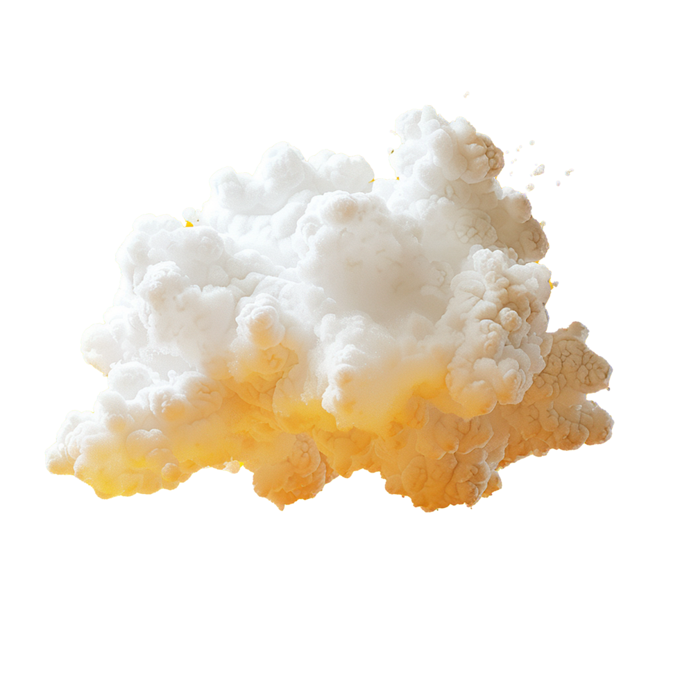 AI generated Cloud png isolated on transparent background