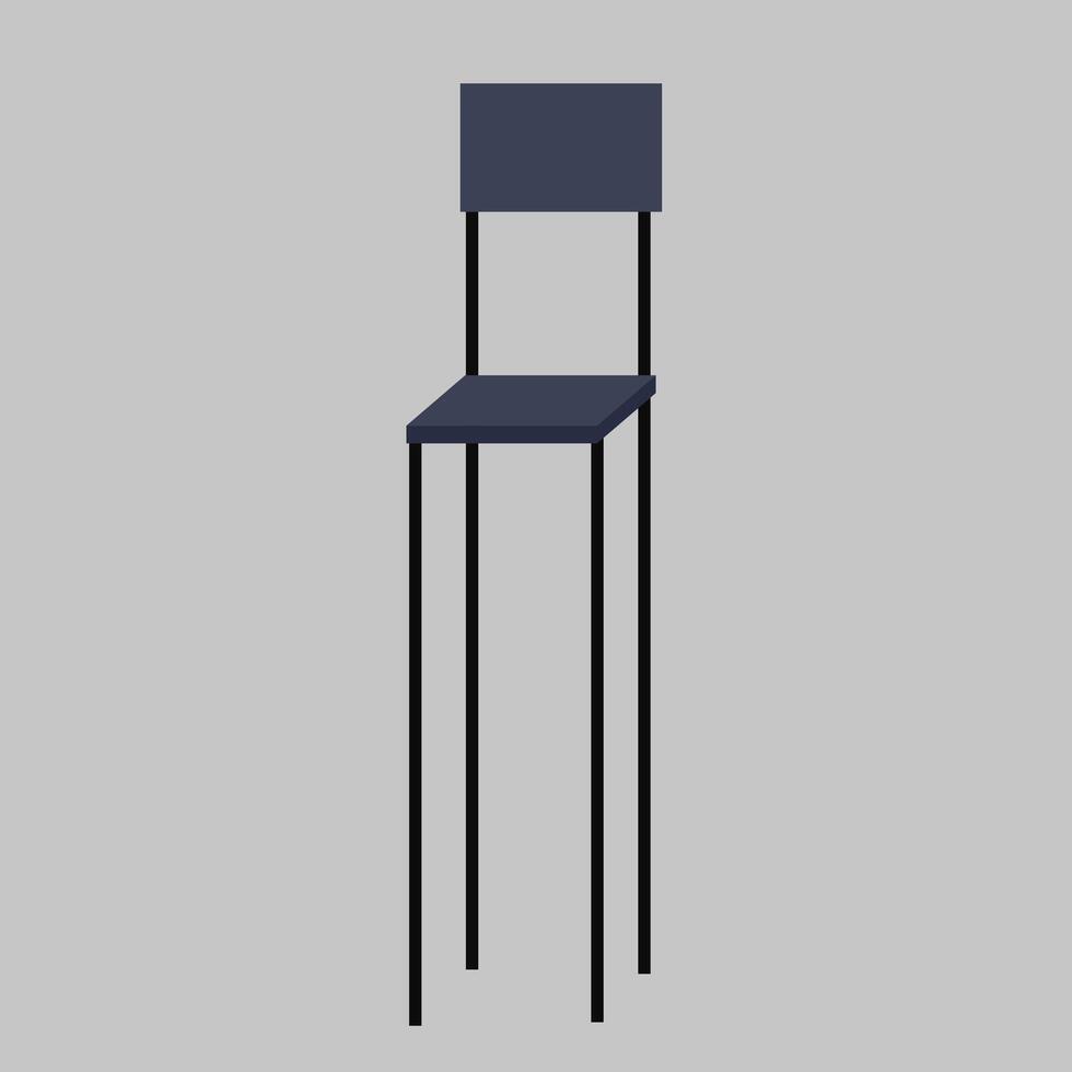 vector illustration of 3 dimensional chair design