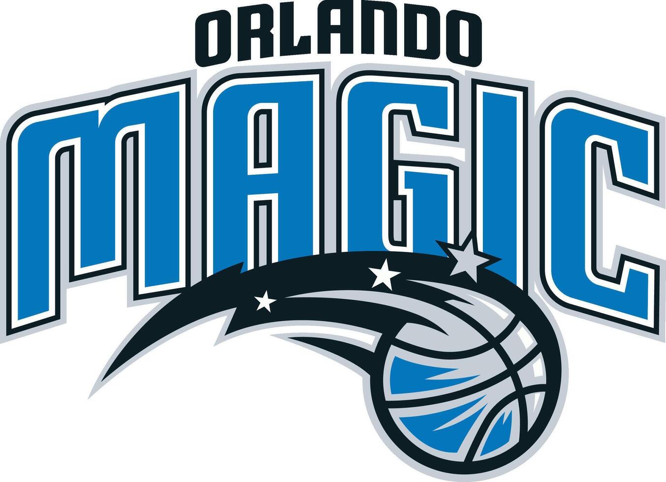 logo de el orlando magia baloncesto equipo vector