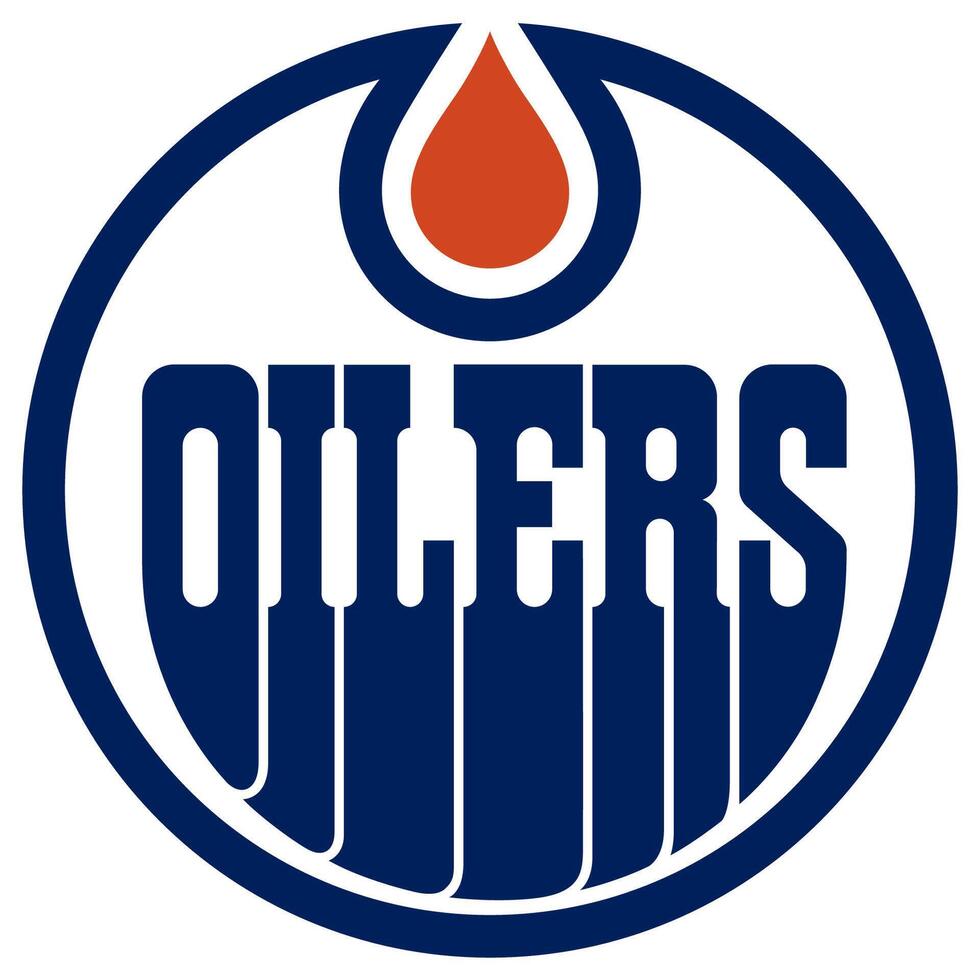 logo de el Edmonton engrasadores nacional hockey liga equipo vector
