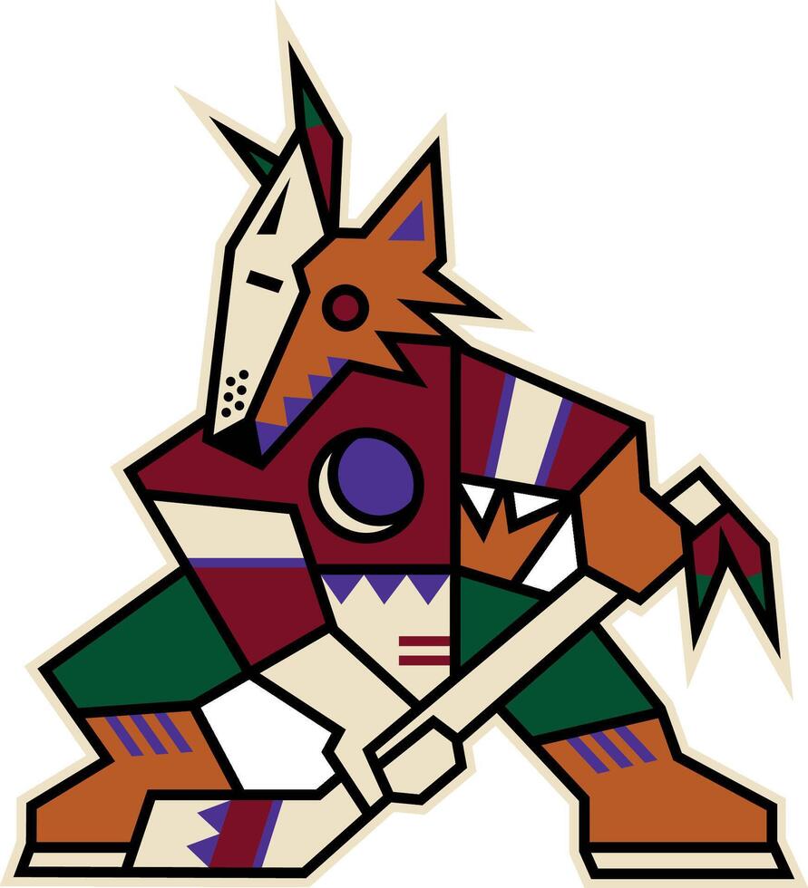 Logo of the Arizona Coyotes National Hockey League team vector