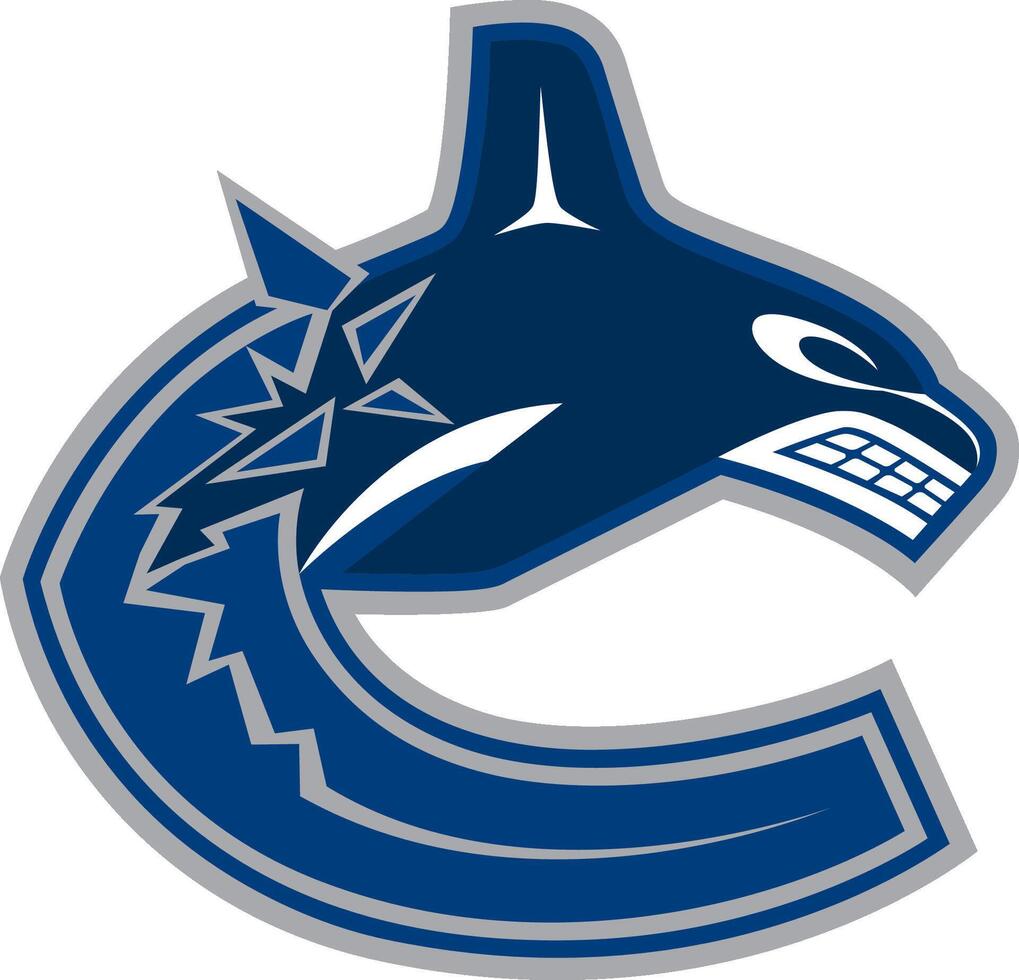 logo de el Vancouver canucks nacional hockey liga equipo vector