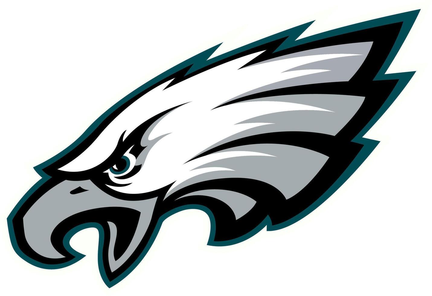 The logo of the Philadelphia Eagles American football team of the National Football League vector