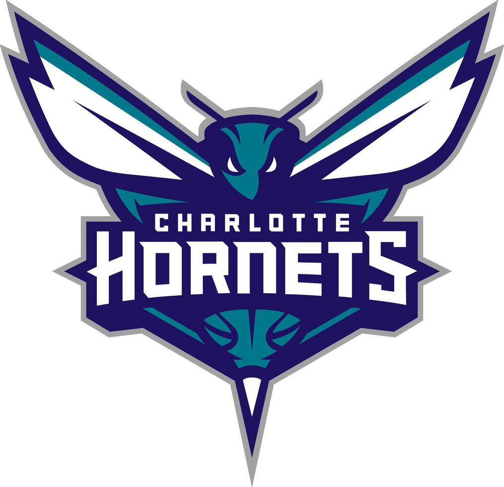 logo de el charlotte avispones baloncesto equipo vector