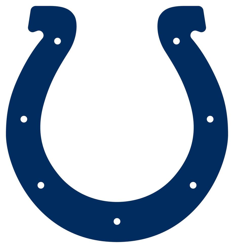 The logo of the Indianapolis Colts American football team of the National Football League vector